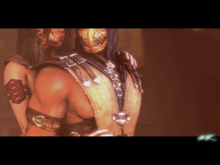 mkx mileena vs scorpion round 2