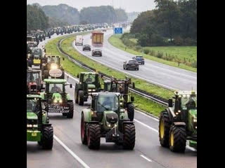 protesting farmers. netherlands (vhs video)